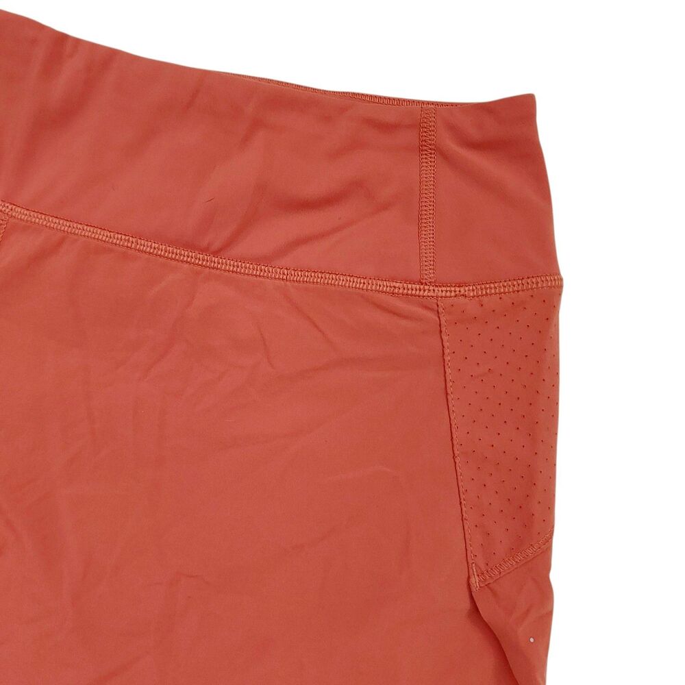 Athleta Run With It 3.5" Short Womens Medium Orange Sports Athletic Training - Picture 4 of 11